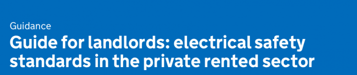 LANDLORDS UPDATE - ELECTRICAL TESTING IN RENTED PROPERTIES